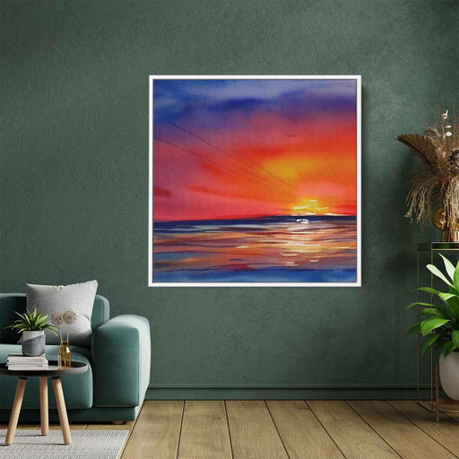 Watercolor Sunset #003 - Kanvah