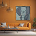 Abstract Elephant #014 - Kanvah