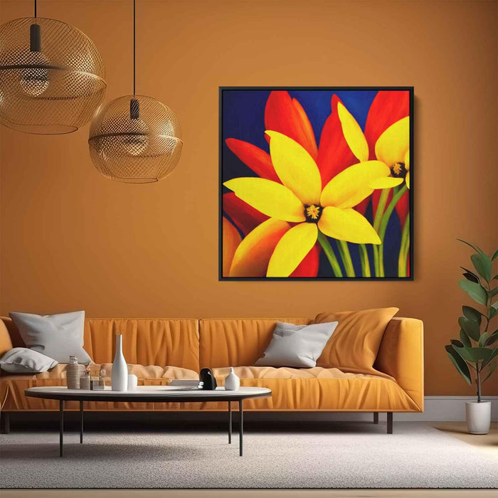 Abstract Daffodils #004 - Kanvah