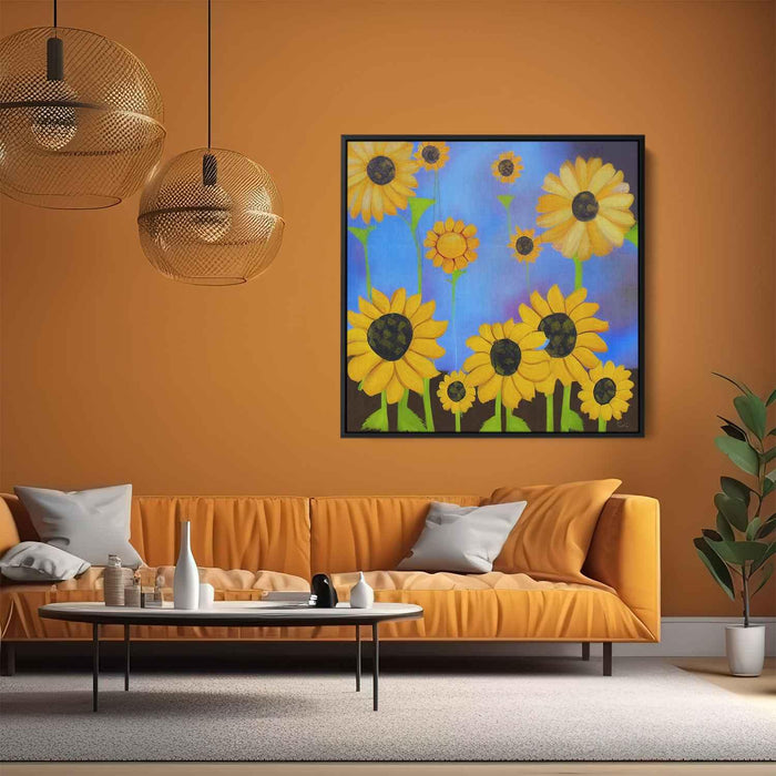 Abstract Sunflower #016 - Kanvah
