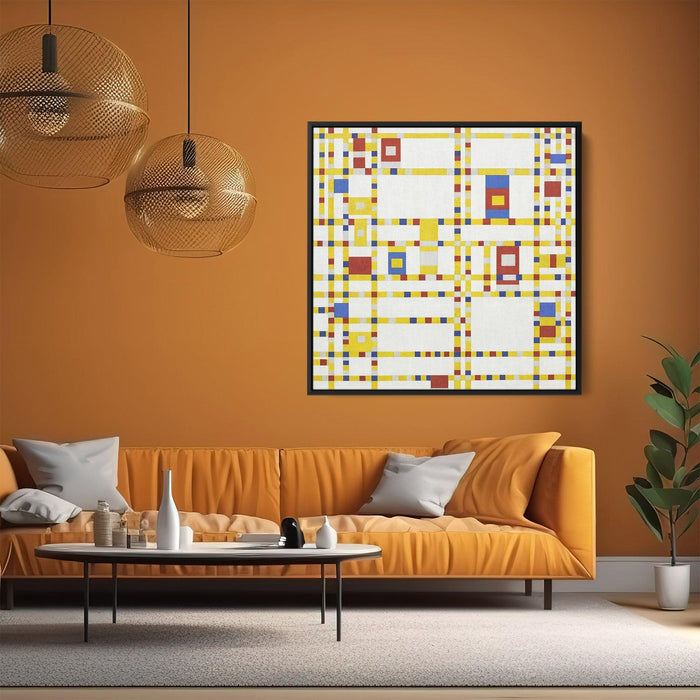 Broadway Boogie Woogie (1943) by Piet Mondrian - Kanvah