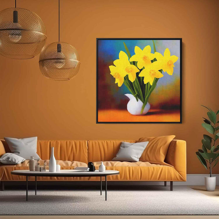 Contemporary Oil Daffodils #004 - Kanvah