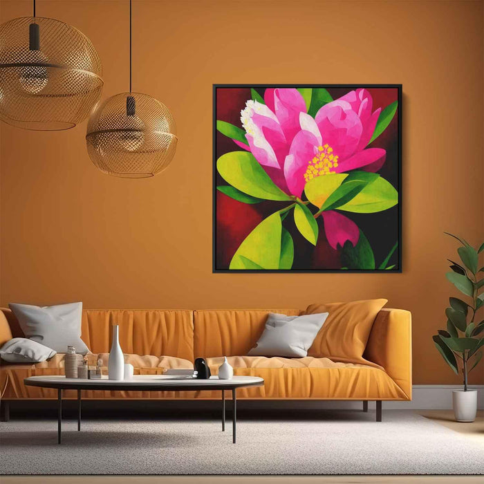 Cubist Oil Rhododendron #002 - Kanvah