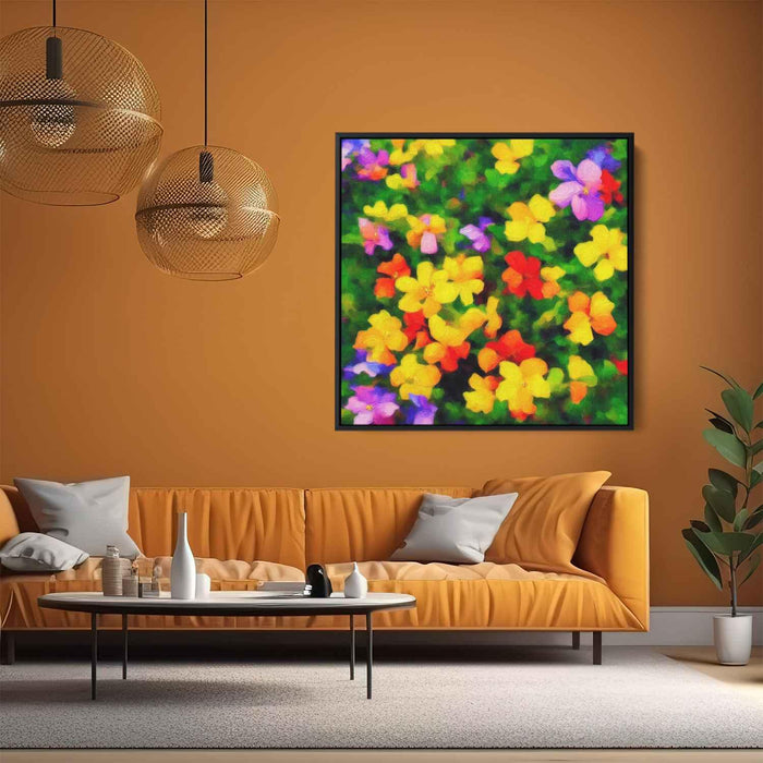 Impressionist Oil Tropical Flowers #008 - Kanvah