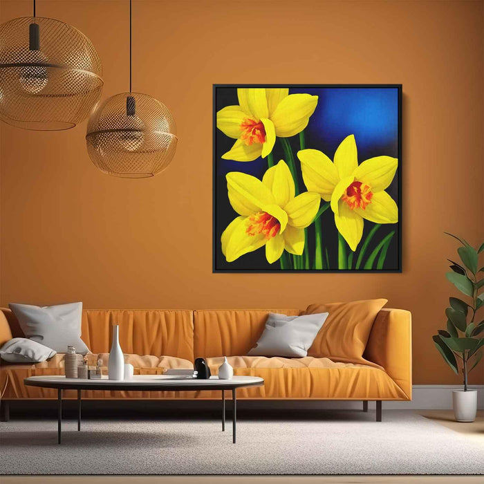 Daffodils Oil Painting #002 - Kanvah