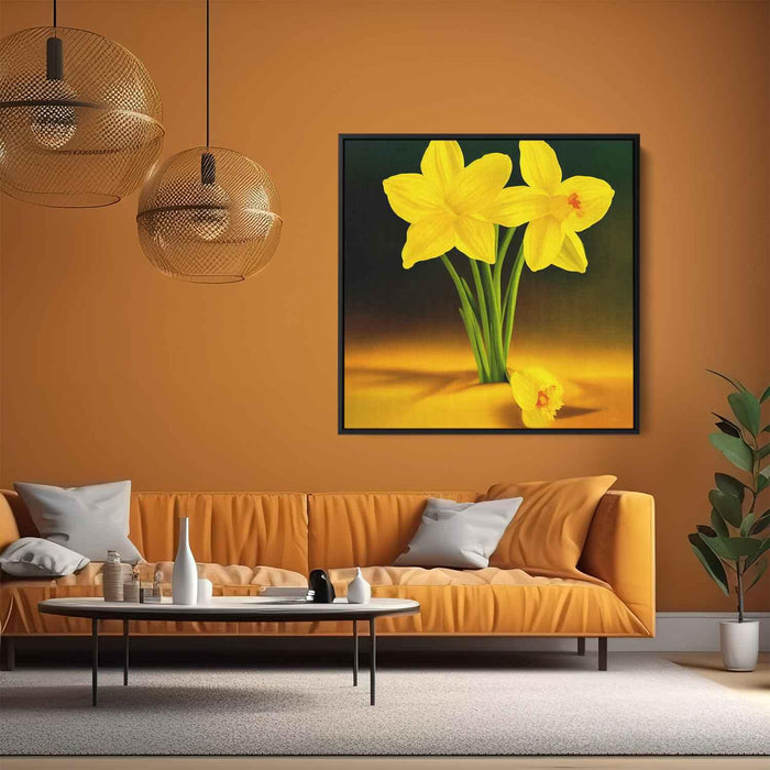 Daffodils Oil Painting #004 - Kanvah