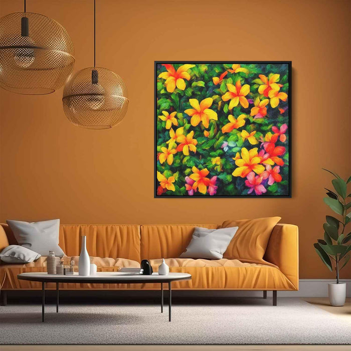 Tropical Flowers Oil Painting #004 - Kanvah