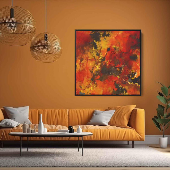 Orange Abstract Splatter #020 - Kanvah