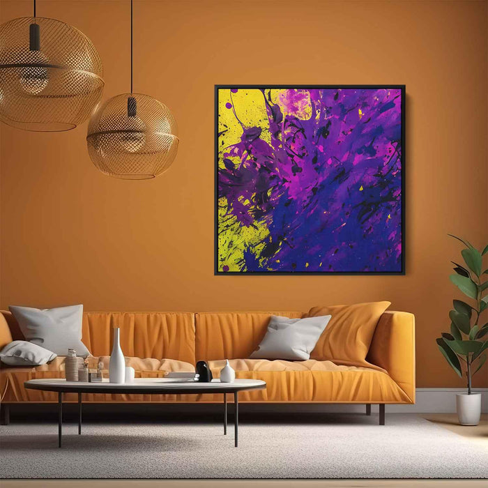 Purple Abstract Splatter #004 - Kanvah