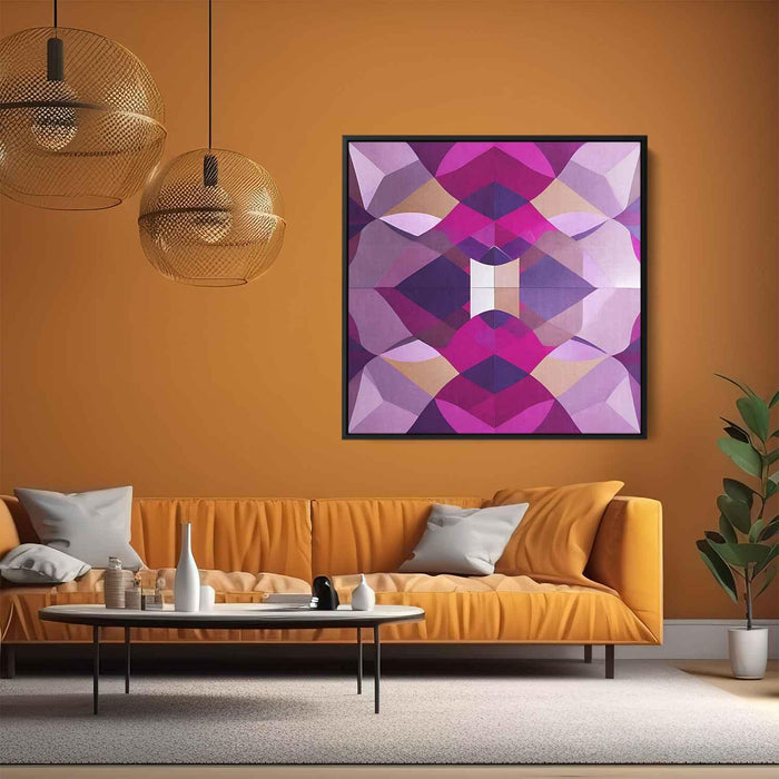 Purple Geometric Abstract #006 - Kanvah