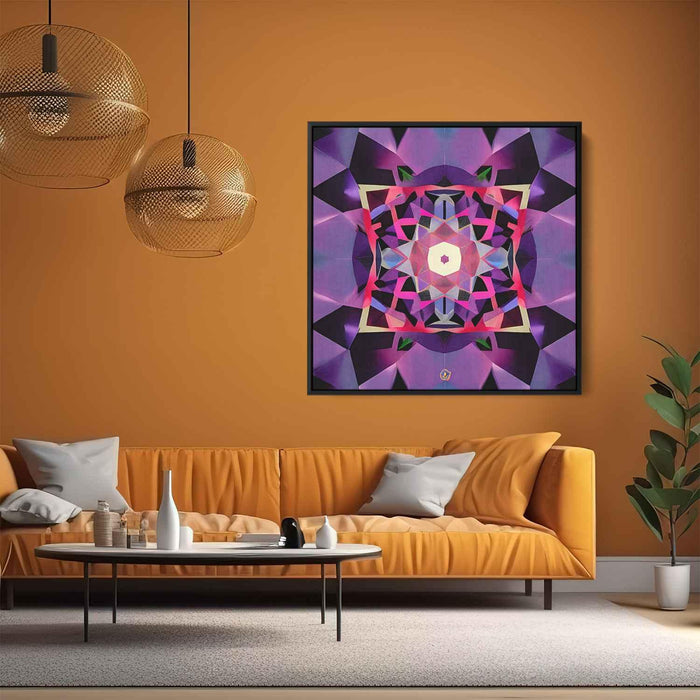 Purple Geometric Abstract #014 - Kanvah