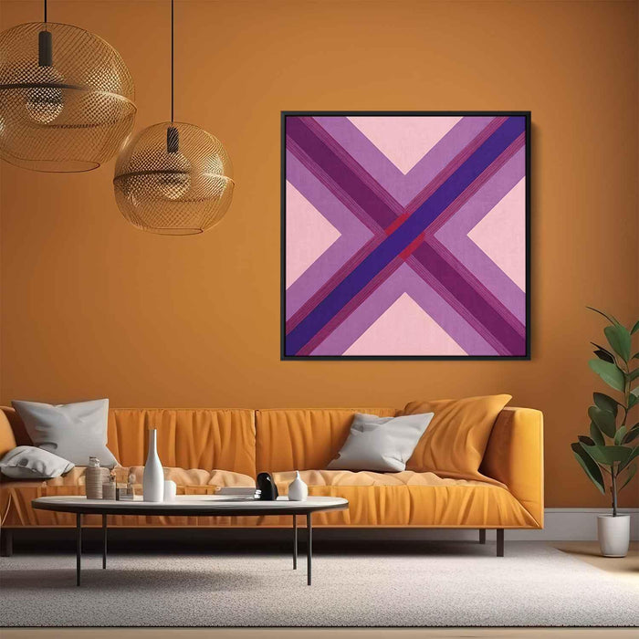 Purple Geometric Abstract #018 - Kanvah