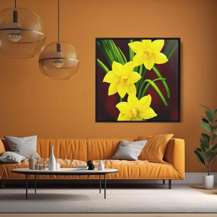 Realistic Oil Daffodils #004 - Kanvah