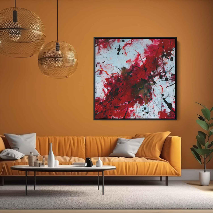 Red Abstract Splatter #002 - Kanvah