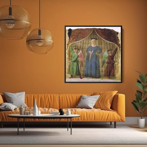 "Madonna del Parto" by Piero della Francesca - Canvas Artwork