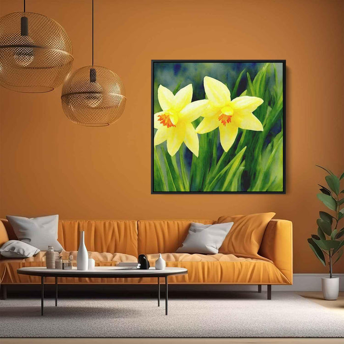 Watercolor Daffodils #002 - Kanvah