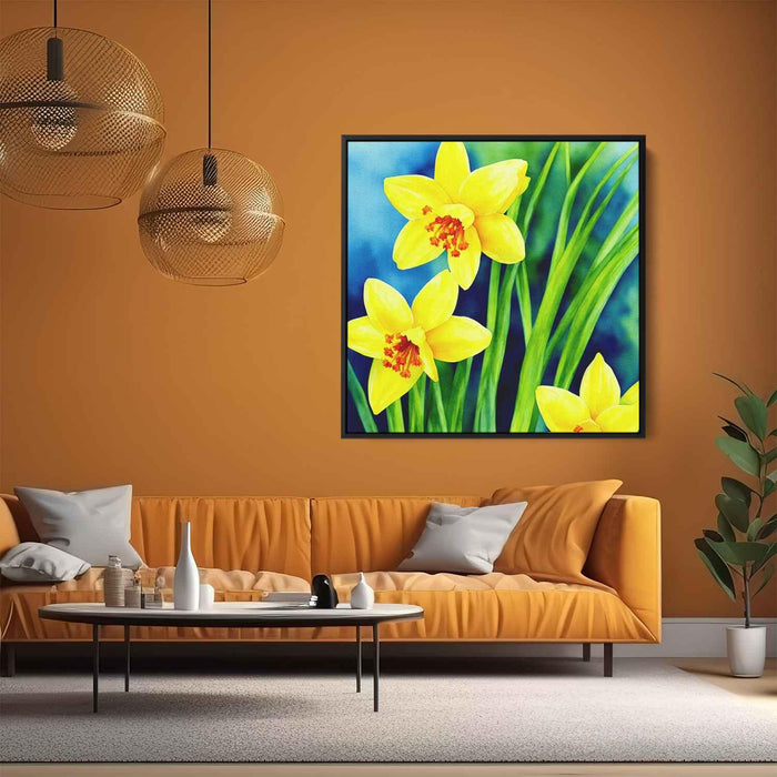 Watercolor Daffodils #008 - Kanvah