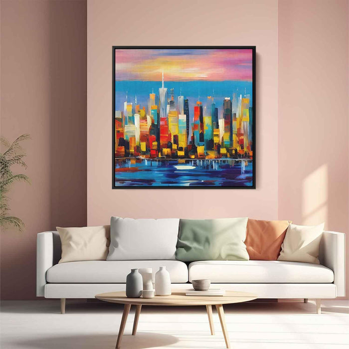 Abstract New York City Skyline #034 - Kanvah