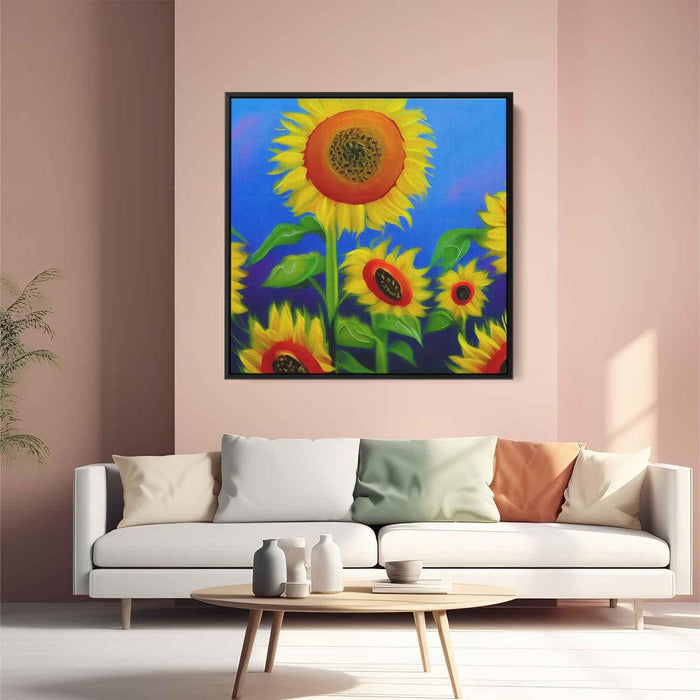 Abstract Sunflower #004 - Kanvah