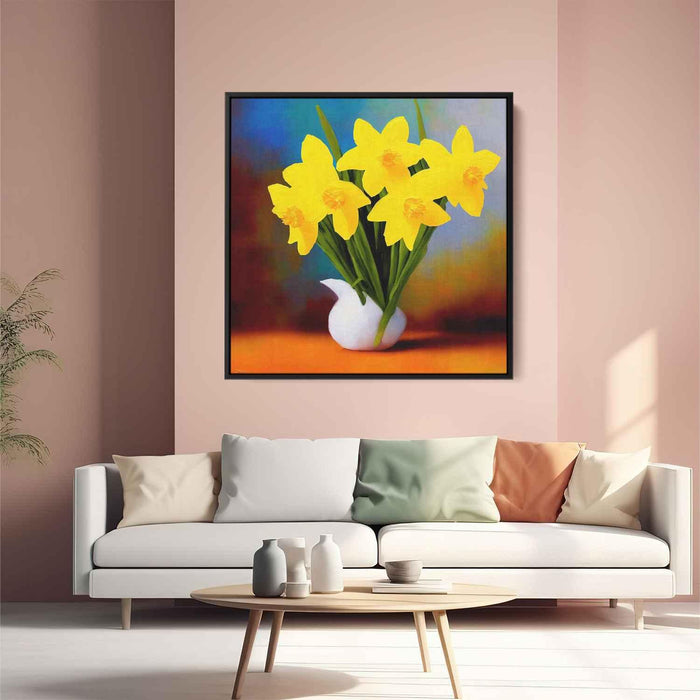 Contemporary Oil Daffodils #004 - Kanvah