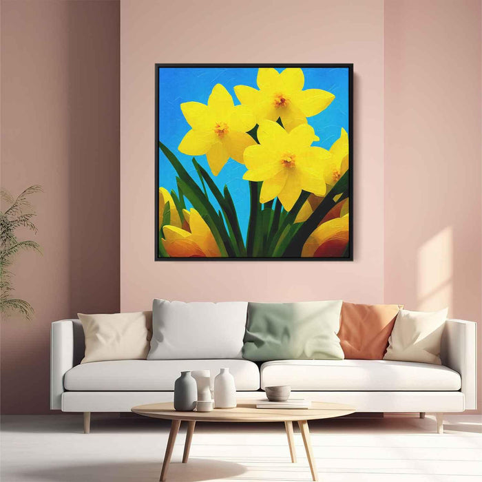 Contemporary Oil Daffodils #006 - Kanvah