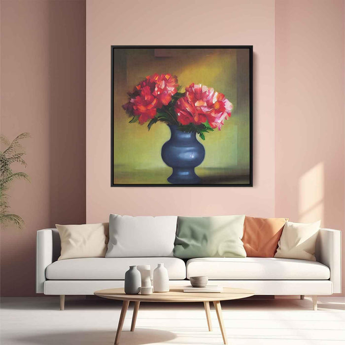 Cubist Painting Carnations #008 - Kanvah