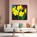 Impressionist Oil Daffodils #006 - Kanvah