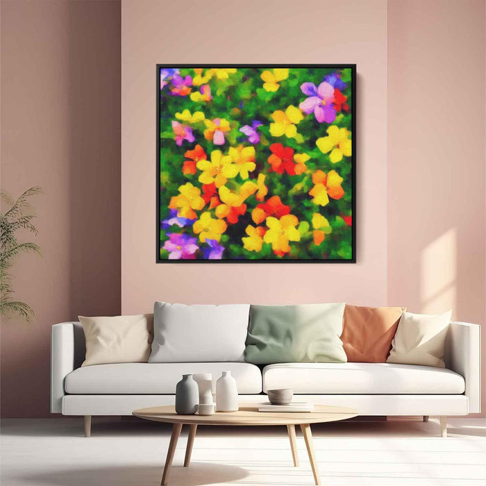 Impressionist Oil Tropical Flowers #008 - Kanvah