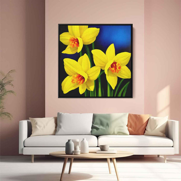 Daffodils Oil Painting #002 - Kanvah