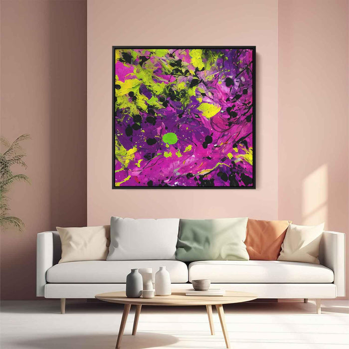 Purple Abstract Splatter #002 - Kanvah