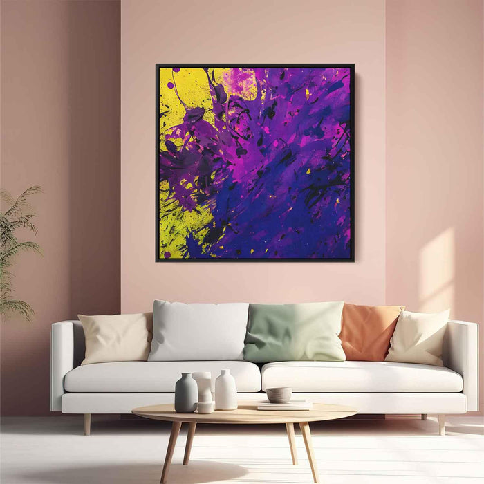 Purple Abstract Splatter #004 - Kanvah