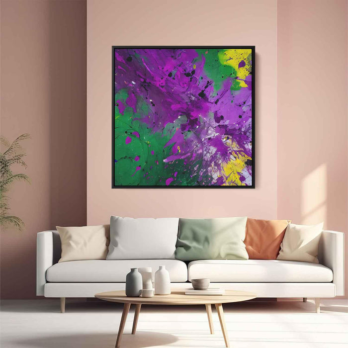 Purple Abstract Splatter #012 - Kanvah