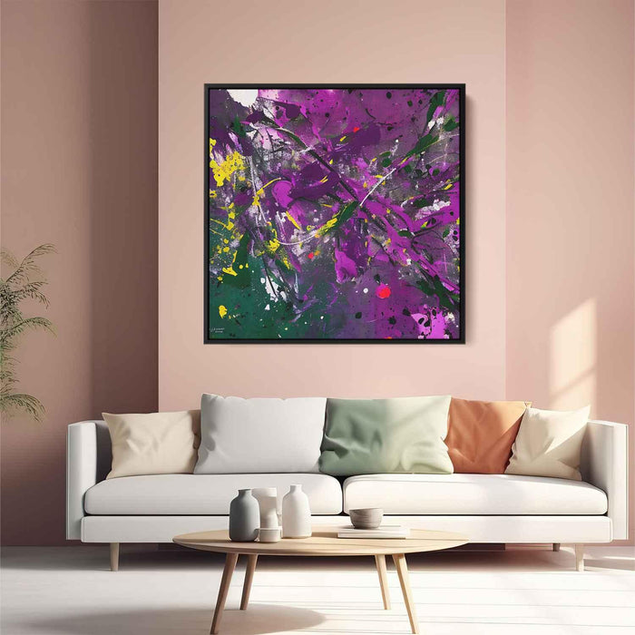 Purple Abstract Splatter #016 - Kanvah