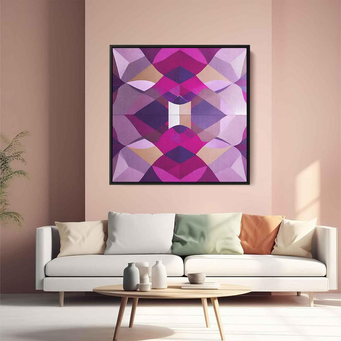 Purple Geometric Abstract #006 - Kanvah