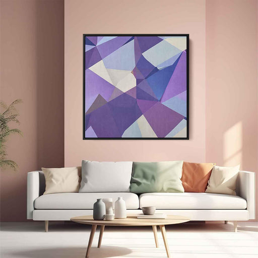 Purple Geometric Abstract #016 - Kanvah