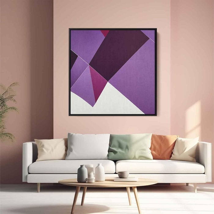 Purple Geometric Abstract #022 - Kanvah