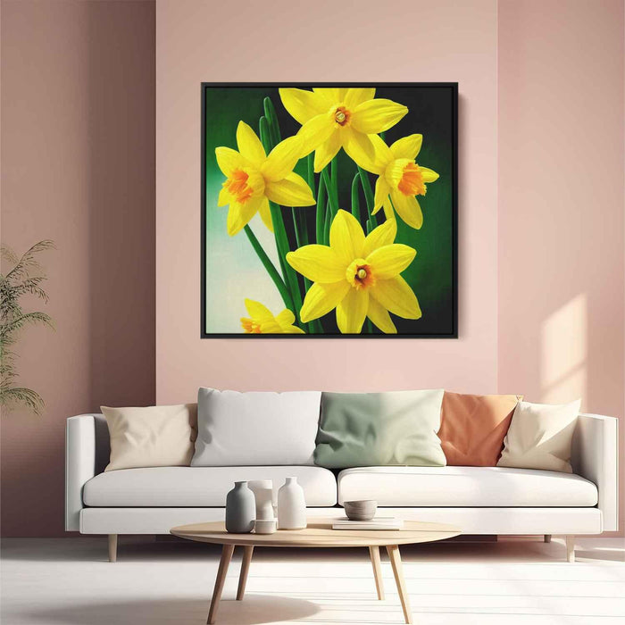 Realistic Oil Daffodils #002 - Kanvah