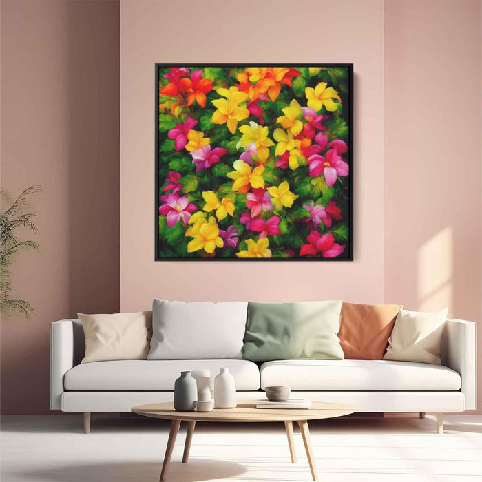 Realistic Oil Tropical Flowers #004 - Kanvah