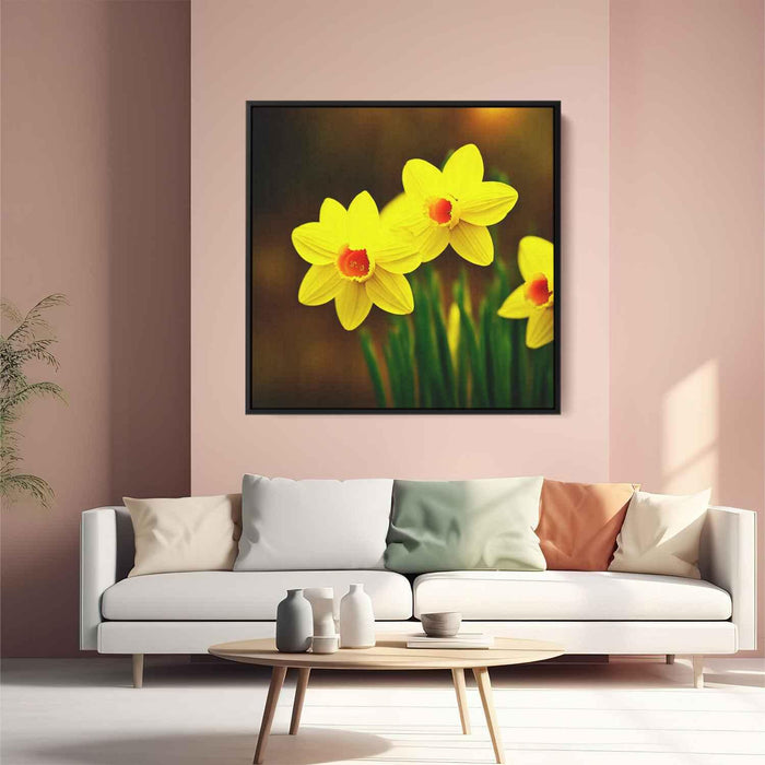 Sepia Daffodils #004 - Kanvah