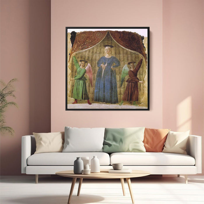 "Madonna del Parto" by Piero della Francesca - Canvas Artwork