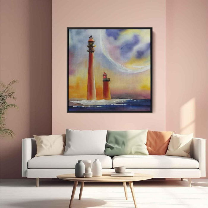 Watercolor Lighthouse #022 - Kanvah