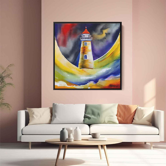 Watercolor Lighthouse #044 - Kanvah