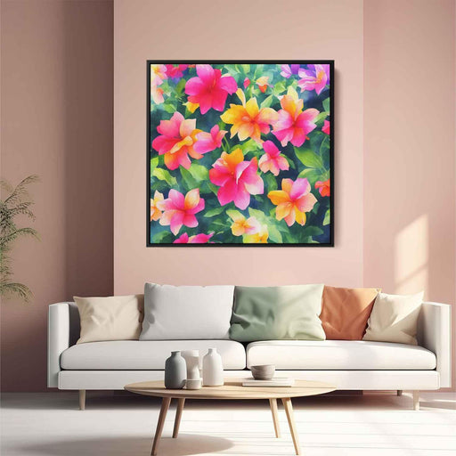 Watercolor Tropical Flowers #004 - Kanvah