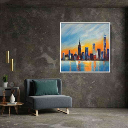 Abstract New York City Skyline #009 - Kanvah