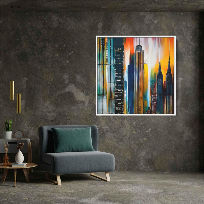 Abstract New York City Skyline #022 - Kanvah