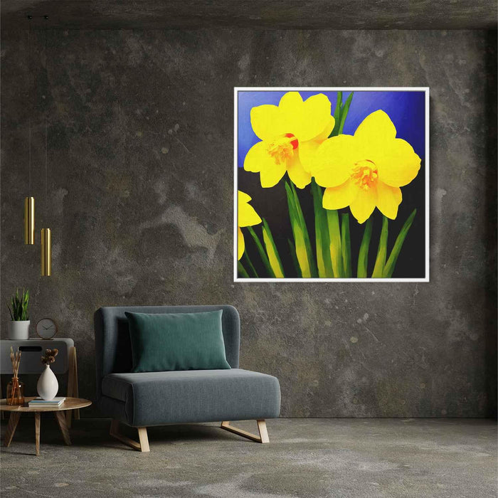 Abstract Daffodils #002 - Kanvah