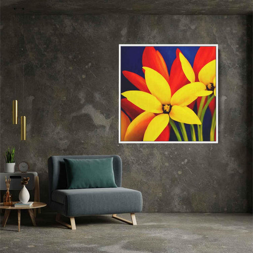 Abstract Daffodils #004 - Kanvah