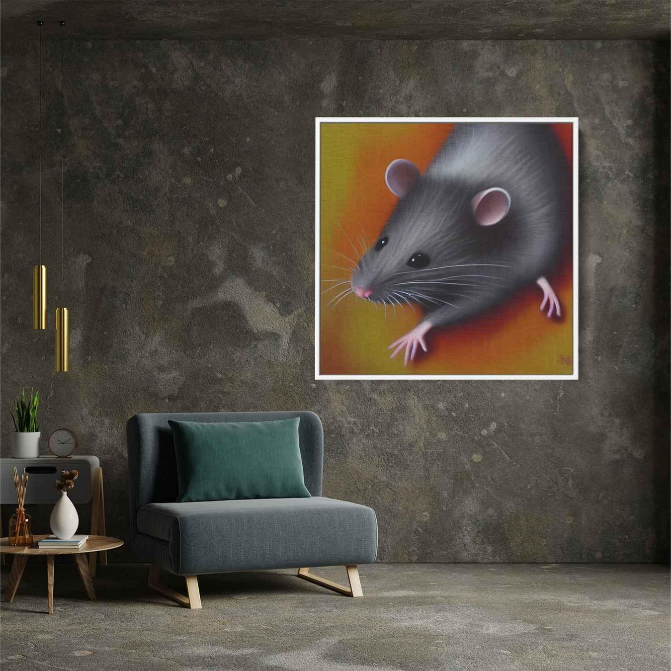 Abstract Rat #012 - Kanvah