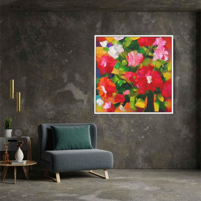 Cubist Painting Carnations #010 - Kanvah