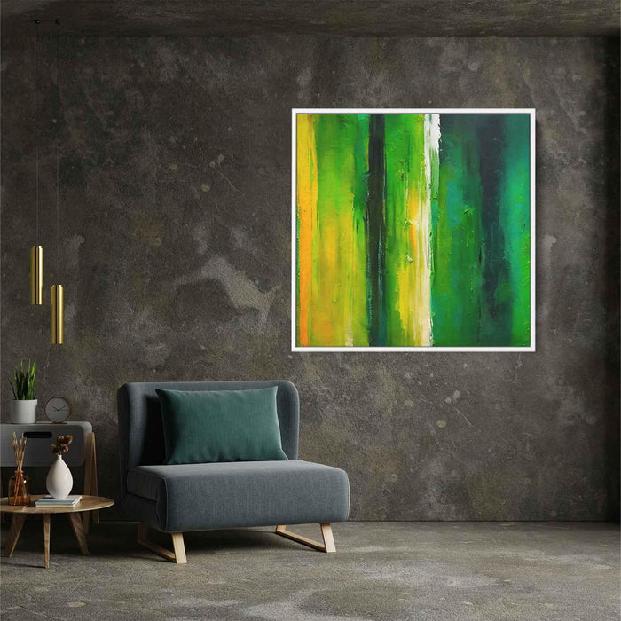 Green Abstract Print #009 - Kanvah